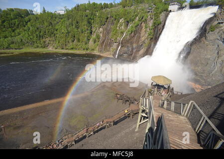 Spot- Parc de la Chute-Montmorency Banque D'Images