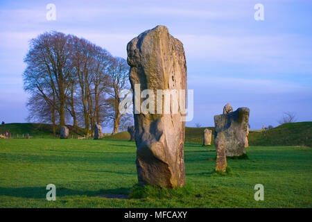 Avebury Stone Circle Avebury Wiltshire Angleterre Marlborough Banque D'Images