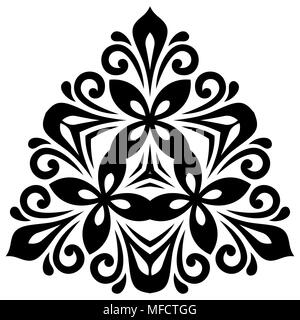 Dans un style classique élégant ornement Banque D'Images