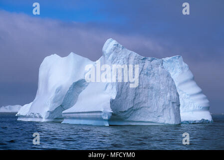 ICEBERG géant casse de Larsen Ice Shelf mer de Weddell, l'Antarctique Banque D'Images