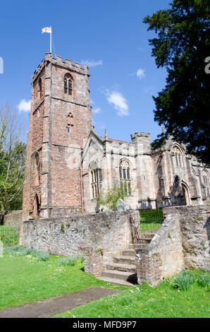 Église médiévale du Saint-Esprit dans Crowcombe, Somerset Banque D'Images