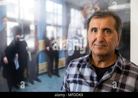 Berlin, Deutschland. Apr 15, 2018. Pete Souza/19, tournée de l'exposition et signature de livre avec Pete Souza, le photographe du président américain Barack Obama, à la Kennedy Museum le 15.04.2018. La culture, de la politique d'utilisation | Crédits dans le monde entier : dpa/Alamy Live News Banque D'Images