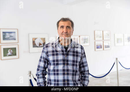 Berlin, Deutschland. Apr 15, 2018. Pete Souza/19, tournée de l'exposition et signature de livre avec Pete Souza, le photographe du président américain Barack Obama, à la Kennedy Museum le 15.04.2018. La culture, de la politique d'utilisation | Crédits dans le monde entier : dpa/Alamy Live News Banque D'Images