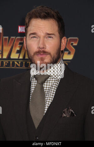 23/04/2018 La première mondiale de "Avengers : l'infini la guerre" s'est tenue à Hollywood, CA Photo : Cronos/Hollywood News Banque D'Images