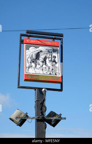 Le Woolpack inn, près de rye, East Sussex, UK Banque D'Images