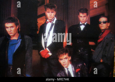 Duran Duran's Sept et le manchon de l'Album Ragged Tiger. Banque D'Images