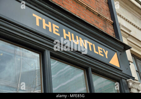 Le Huntley UCL University College London Pub, Londres, Royaume-Uni. Banque D'Images