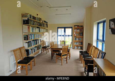 La nouvelle Fair Isle Bird Observatory sur Fair Isle une île entre les Orcades et Shetland Banque D'Images