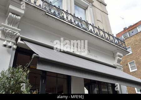 Bernadi's Italian Kitchen, Marylebone, London, UK. Banque D'Images