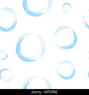 Les formes rondes de lumière sur fond blanc. Modèle vectoriel en boucle pour la texture Illustration de Vecteur