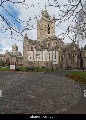 La Cathédrale de Christchurch, Dublin, Irlande, Europe Banque D'Images