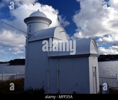 Balgowlah, Australie - Feb 4, 2018. Grotto Point Light, également connu sous le nom de Port Jackson avant d'entrée, est un phare situé à l'Grot Banque D'Images