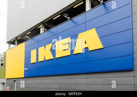 Mobilier de maison Ikea store dans le centre de Coventry, Royaume-Uni Banque D'Images