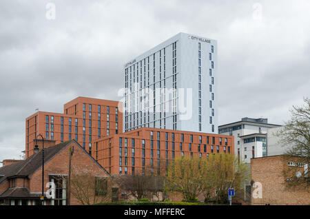 Ville Village, un nouveau grand complexe pour l'hébergement des étudiants de Belgrade Plaza dans le centre de Coventry, Royaume-Uni Banque D'Images