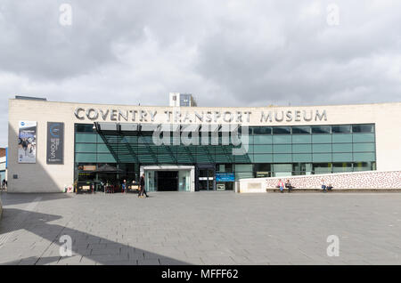 Musée des transports de Coventry dans le centre de Coventry, Royaume-Uni Banque D'Images