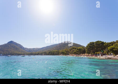 Playa de Formentor, Majorque, Espagne - à l'atmosphère céleste rêveur plage de Playa de Formentor Banque D'Images