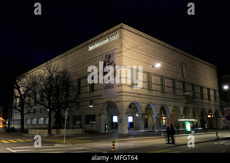 Le Kunstmuseum, Bâle-Ville, canton de Bâle-Ville, Suisse, Europe Banque D'Images