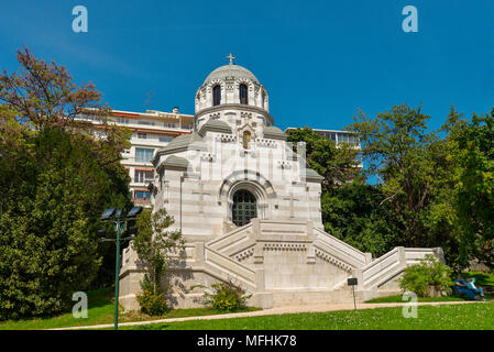 Chapelle sur le territoire de l'église de Saint-Nicolas à Nice, France Banque D'Images