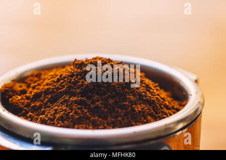 Café dans un porteur Banque D'Images