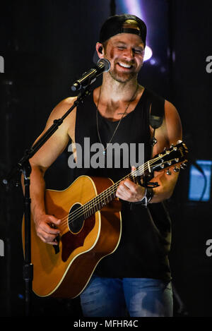 Kip Moore se produisant au Danforth Music Hall, Toronto, Ontario. Le Canada. Mar 24, 2018 Banque D'Images