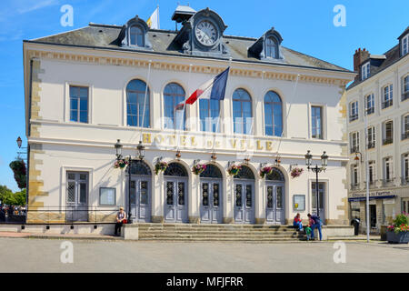 Hôtel de Ville (mairie), Quai Saint Etienne, Honfleur, Calvados, Basse Normandie (Normandie), France, Europe Banque D'Images