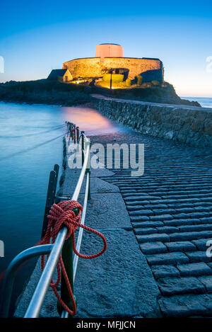 Fort gris, Guernsey, Channel Islands, Royaume-Uni, Europe Banque D'Images