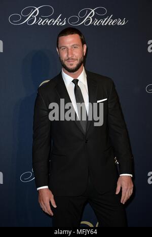 New York, NY, USA. Apr 25, 2018. Pablo Schreiber aux arrivées de Brooks Brothers Black-Tie Événement bicentenaire, Jazz at Lincoln Center's Frederick P. Rose Hall, New York, NY Le 25 avril 2018. Credit : Kristin Callahan/Everett Collection/Alamy Live News Banque D'Images