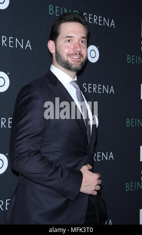 NEW YORK, NY Le 25 avril 2018:Alexis Ohanian assister à HBO présente la première mondiale de New York étant Serena Son Histoire Ses mots au Time Warner Center à New York. 25 avril 2018:RW/MediaPunch Crédit Banque D'Images