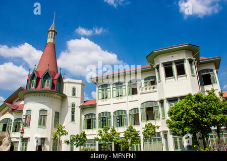 Château de style européen, bâtiment à Phaya Thai Palace, Bangkok, Thaïlande Banque D'Images