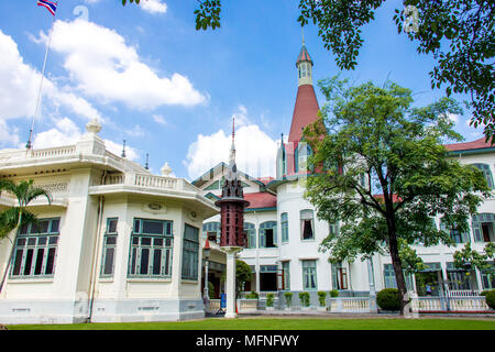 Château de style européen, bâtiment à Phaya Thai Palace, Bangkok, Thaïlande Banque D'Images