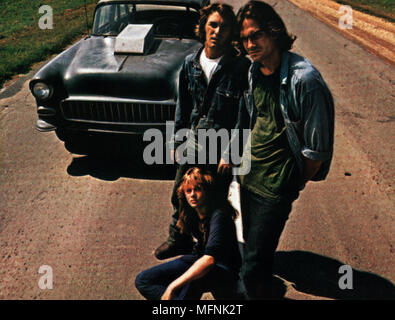 Two-Lane Blacktop USA Réalisateur : Monte Hellman Laurie Bird, James Taylor, Dennis Wilson Banque D'Images