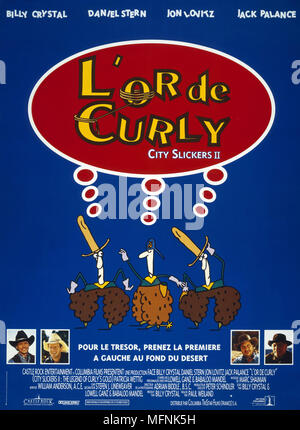 L'Or de Curly City Slickers II : La Légende de Curly's Gold USA Réalisateur : Paul Weiland Film poster (Fr) Banque D'Images