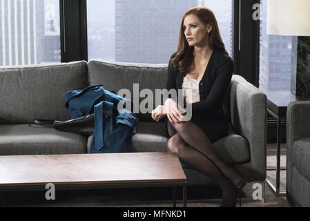 Molly's Game USA / Chine Réalisateur : Aaron Sorkin Jessica Chastain Banque D'Images