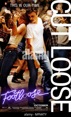 Footloose USA Réalisateur : Craig Brewer Julianne Hough, Kenny Wormald Film poster (USA) Banque D'Images