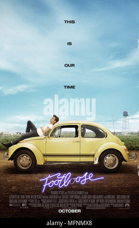 Footloose USA Réalisateur : Craig Brewer Kenny Wormald Film poster (USA) Banque D'Images