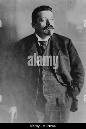 Friedrich Ebert (1871-1925) homme politique allemand (SPD). A été chancelier de l'Allemagne et son premier président pendant la période de Weimar. Photo Février 1921. Banque D'Images