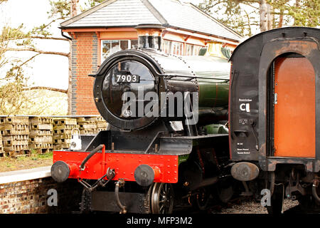 Gloucestershire Warwickshire et Steam Railway collection. Banque D'Images