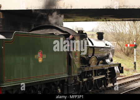 Gloucestershire Warwickshire et Steam Railway collection. Banque D'Images