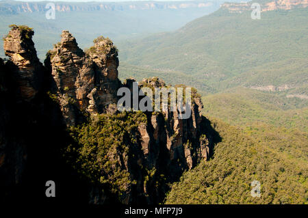 Trois Sœurs - Australie - Blue Mountains Banque D'Images