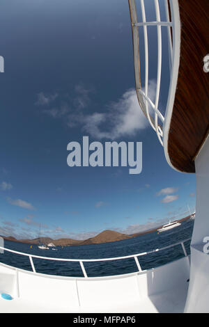 Les croisières Isla Bartolome, la ronde classic beauty spot des Galapagos. Banque D'Images