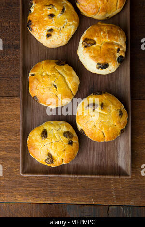 Télévision sur les scones Banque D'Images