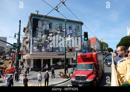 Sites touristiques de San Francisco et de scènes Banque D'Images