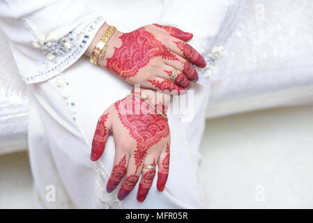 Certains des mon image de l'épouse d'être. local C'est mariage ou un mariage de style malaisien dans la culture de la Malaisie. Banque D'Images