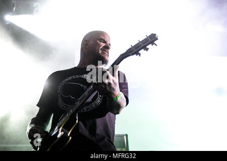 Pays-bas, Tilburg - Avril 21, 2018. Portez vos blessures effectue un concert live au cours de la Dutch music metal festival Roadburn Festival 2018 à Tilburg. (Photo crédit : Gonzales Photo - Peter Troest). Banque D'Images
