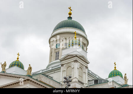 Cathédrale d'Helsinki, l'Église évangélique luthérienne de Finlande cathédrale du diocèse de Helsinki, situé dans le quartier de Kruununhaka dans le centre o Banque D'Images