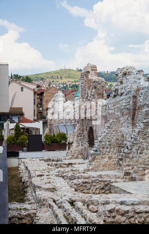 Les ruines d'Tašlihan, une pierre inn, à Sarajevo, Bosnie-Herzégovine Banque D'Images