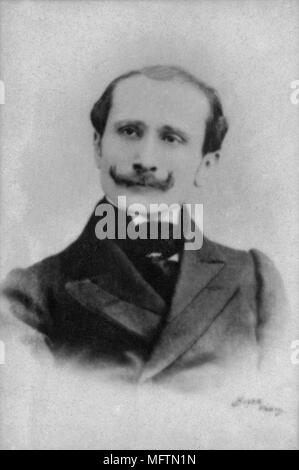 Portrait d'Edmond Rostand ( 1868 - 1918 ) écrivain français - photographie par Jacques Boyer Banque D'Images