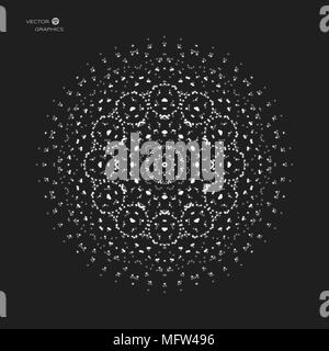 Élément de design ornemental. Vector illustration. La géométrie sacrée Illustration de Vecteur