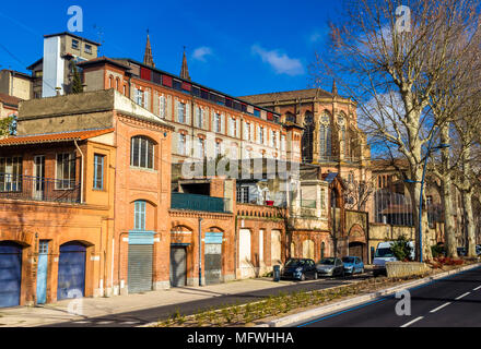 Vue sur l'église de Gesù à Toulouse - France Banque D'Images