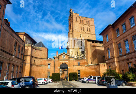 Préfecture de Bretagne et la cathédrale St Etienne à Toulous Banque D'Images